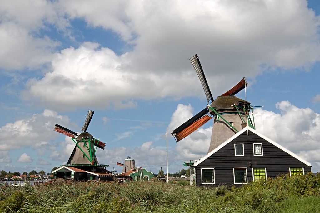 zaanse schans zaandam hdr zaanstad erfgoed unesco erfgoedlijst museum molens molen Albert Heijn attractie klompen polder